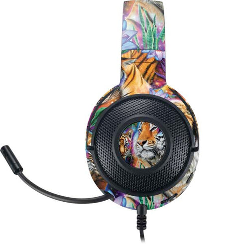 Daydream Galaxy Tigers by Sheena Pike Razer Kraken X Skin